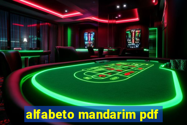 alfabeto mandarim pdf